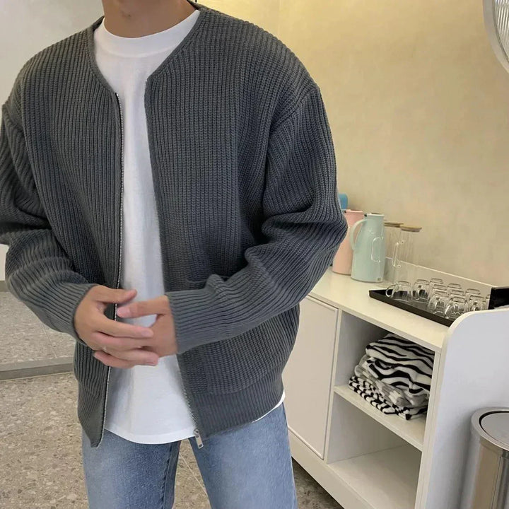 LOIC – Cardigan da Uomo – Stilevole e Comodo, Minimo in Design