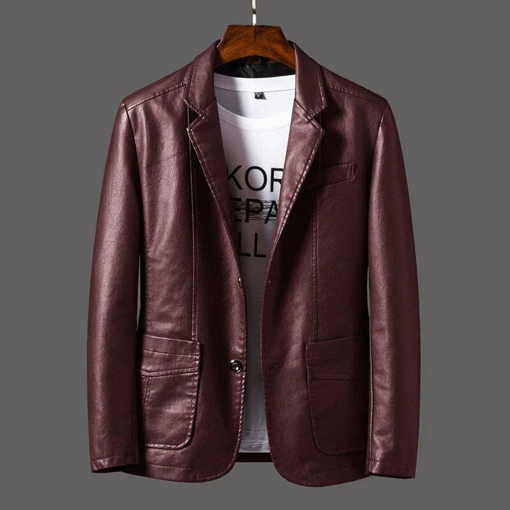 Giacca di pelle alla moda Davids™ per un look di tendenza