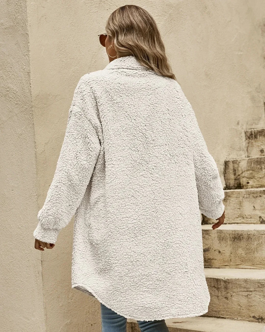 Katia - Cappotto Teddy caldo da donna per un'eleganza accogliente