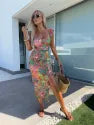 Giulietta | Vestito Midi Chic con Elegante Spacco Laterale