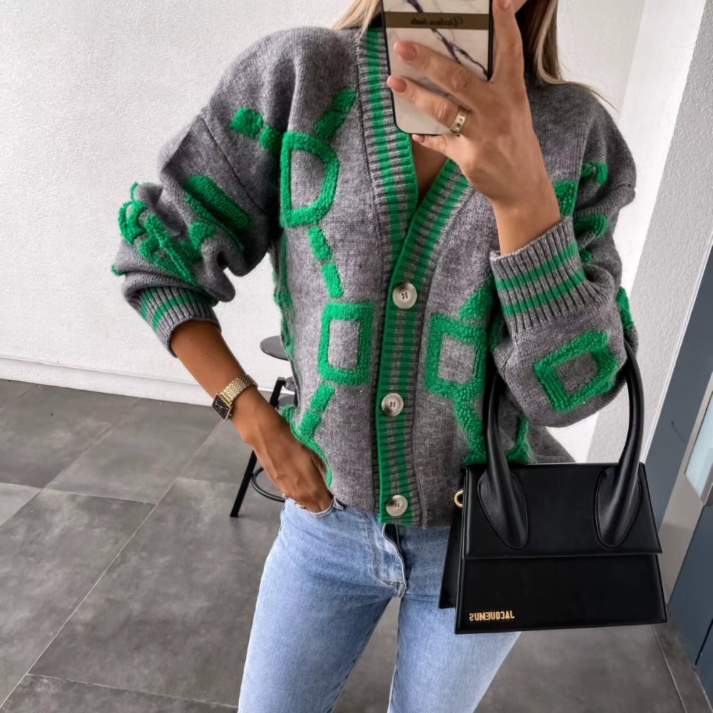 Zélie – Cardigan Oversize alla moda per un look casual