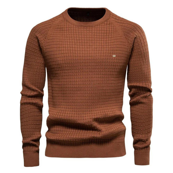 Maglione da uomo alla moda con collo rotondo – Comfort e stile di NICK