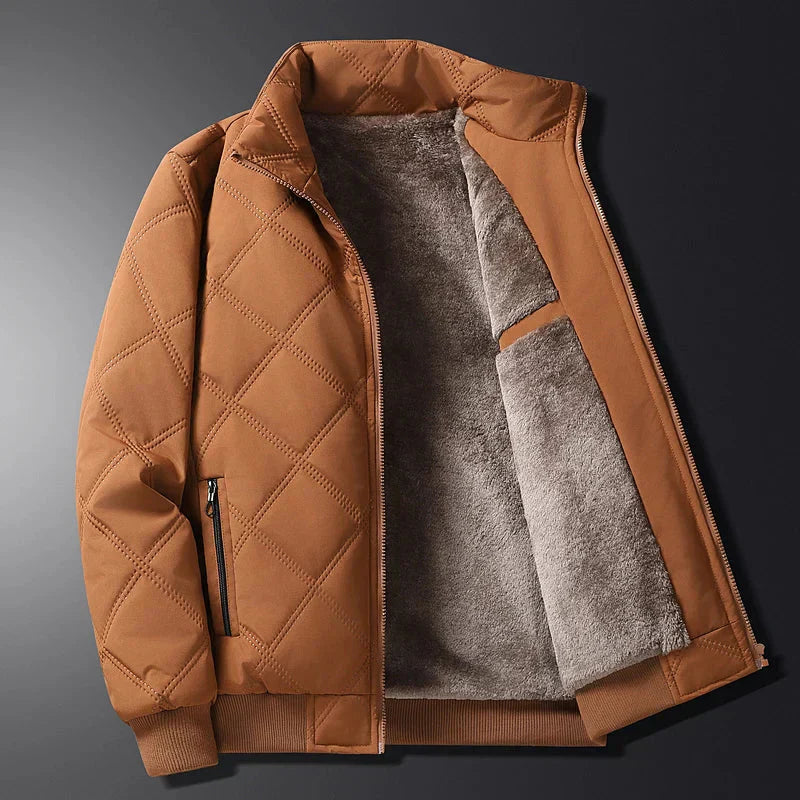 Giacca con fodera in fleece Rowann – Comfort assoluto e calore traspirante
