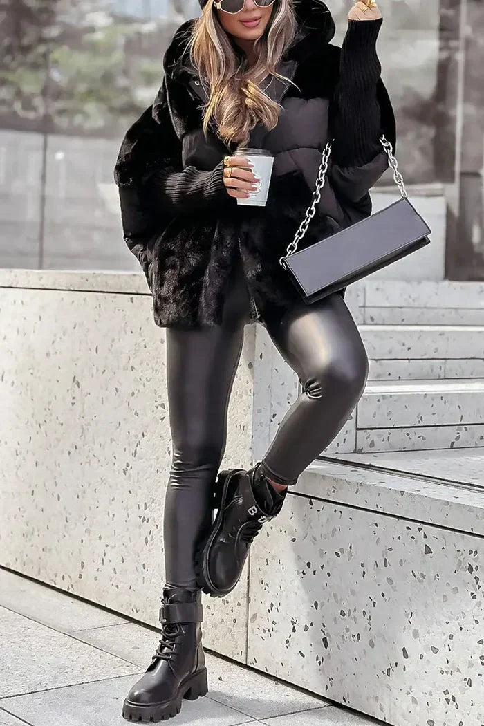 Aylina Donna Giacca in pile invernale – Comfort elegante e fattore di coccole di lusso