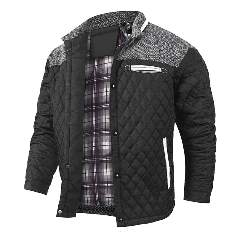Malek - Giacca con block di colori di tendenza per uno stile audace