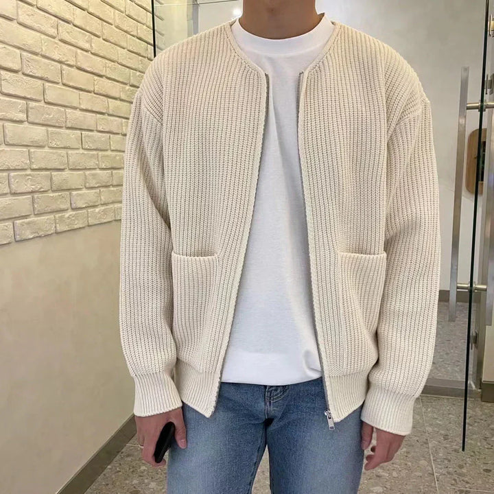 LOIC – Cardigan da Uomo – Stilevole e Comodo, Minimo in Design