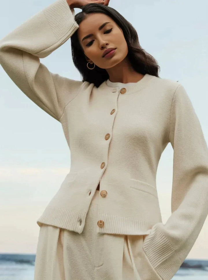 AMBER - Cardigan invernale elegante e caldo per donna con stile britannico