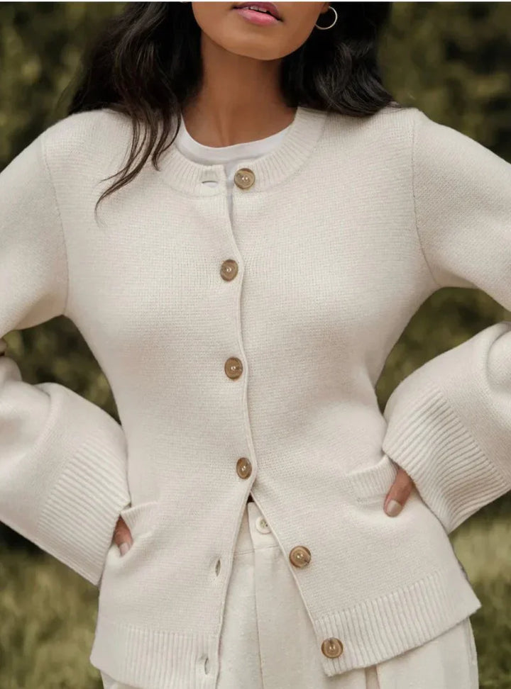 AMBER - Cardigan invernale elegante e caldo per donna con stile britannico