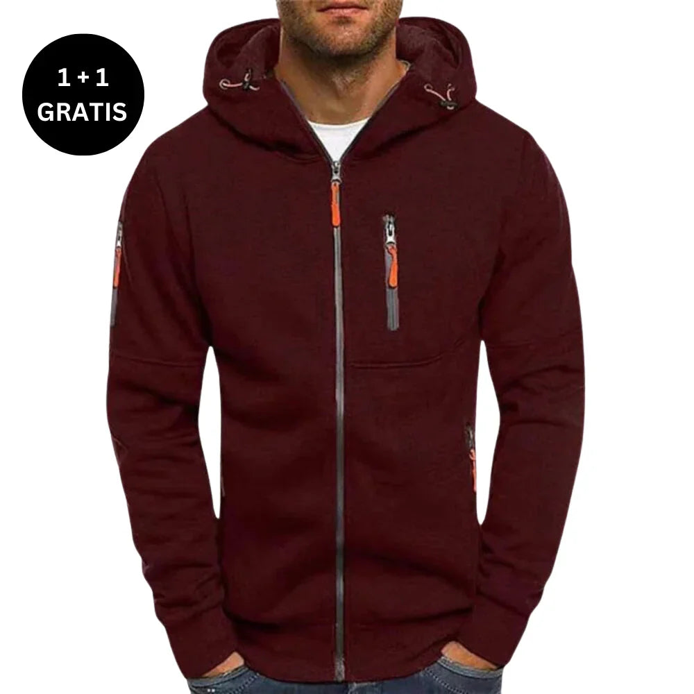 MARKUS - Felpa con cappuccio comoda da uomo per stile e comfort