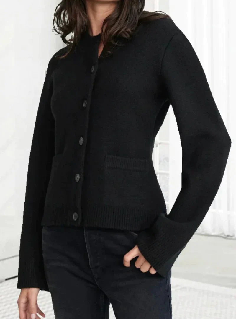 AMBER - Cardigan invernale elegante e caldo per donna con stile britannico
