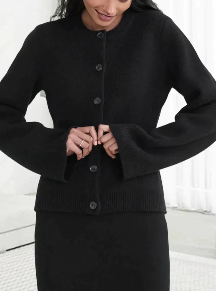 AMBER - Cardigan invernale elegante e caldo per donna con stile britannico