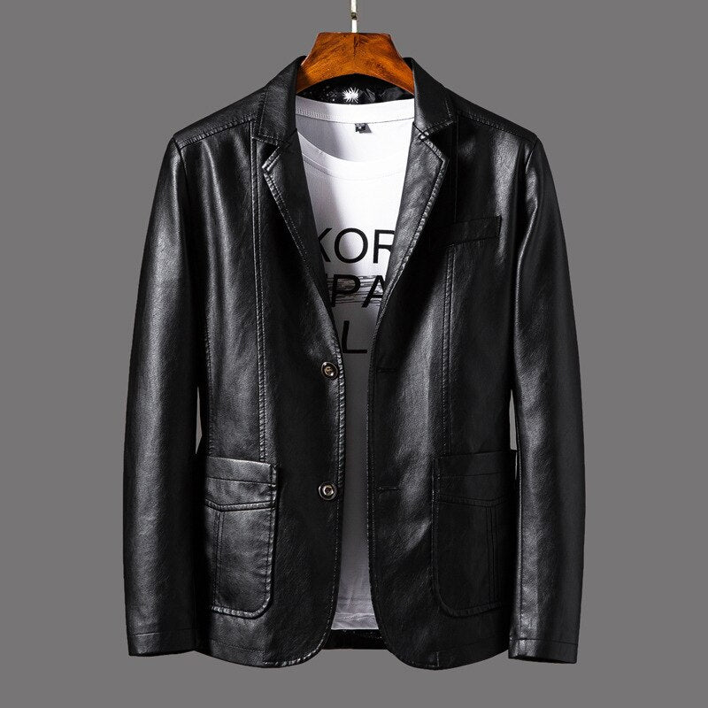 Giacca di pelle alla moda Davids™ per un look di tendenza