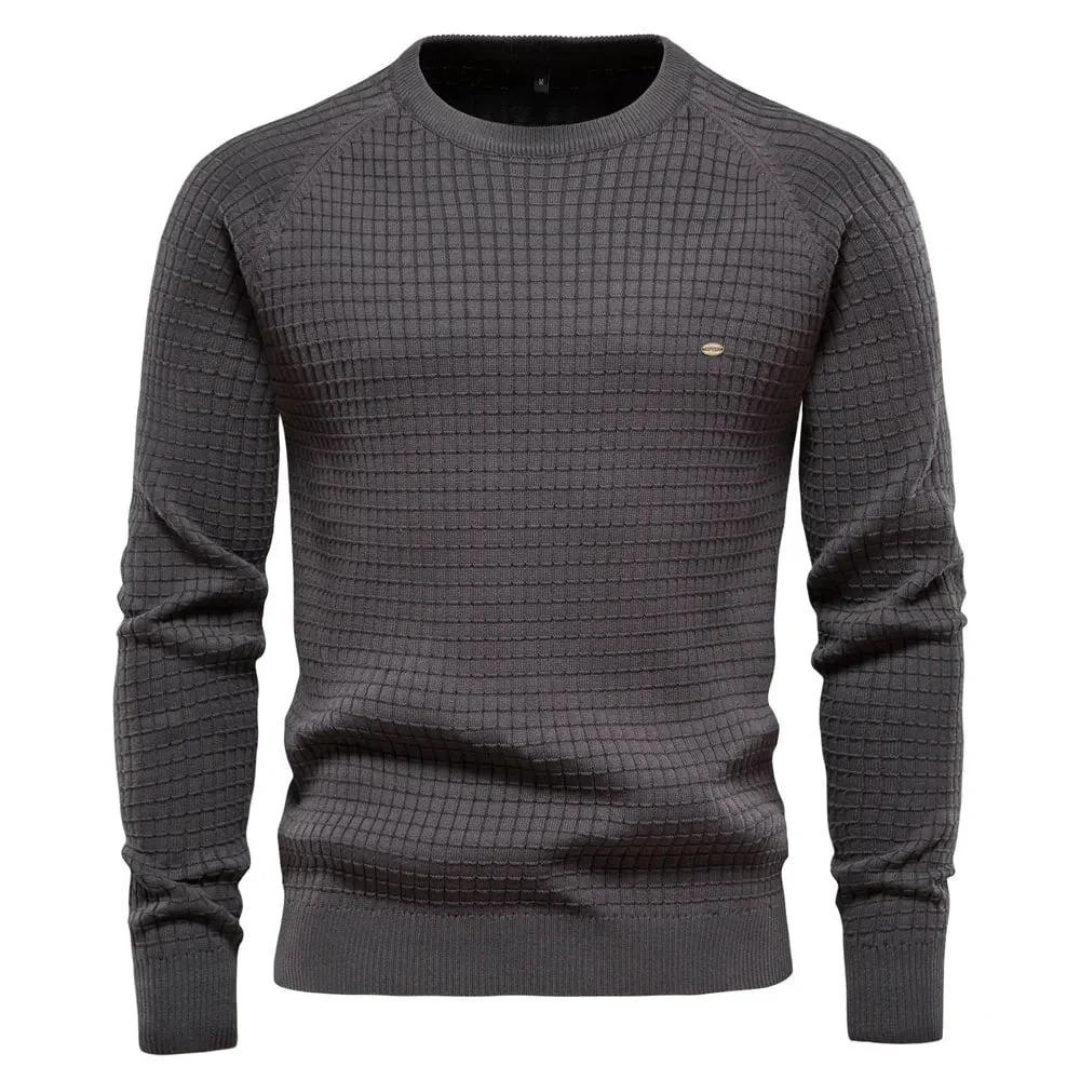 Maglione da uomo alla moda con collo rotondo – Comfort e stile di NICK