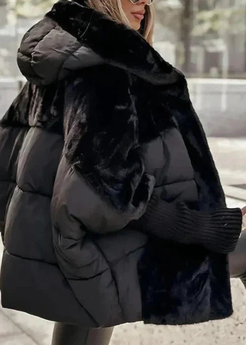 Aylina Donna Giacca in pile invernale – Comfort elegante e fattore di coccole di lusso