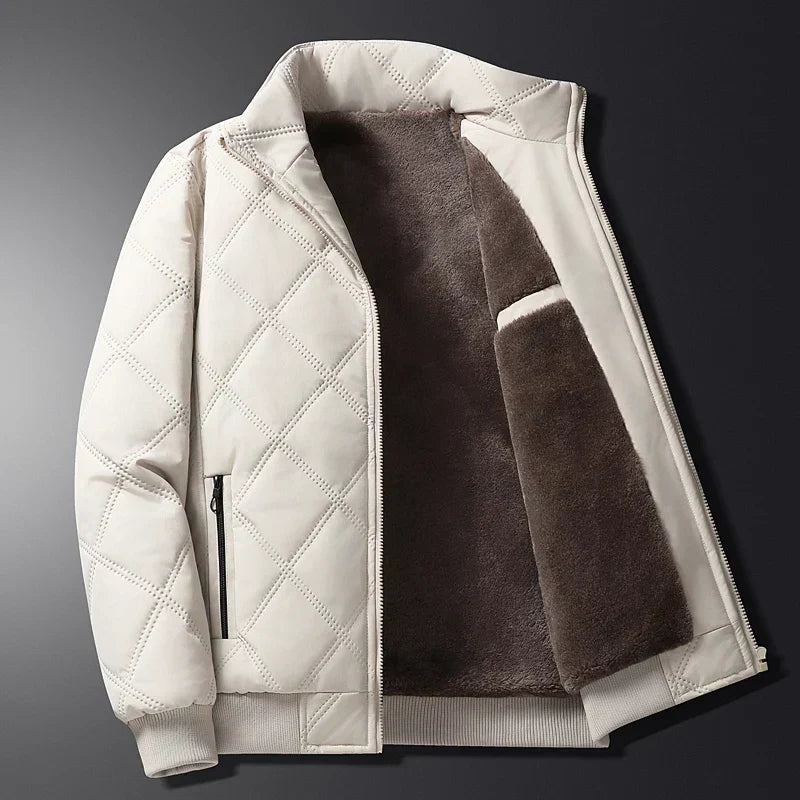 Giacca con fodera in fleece Rowann – Comfort assoluto e calore traspirante