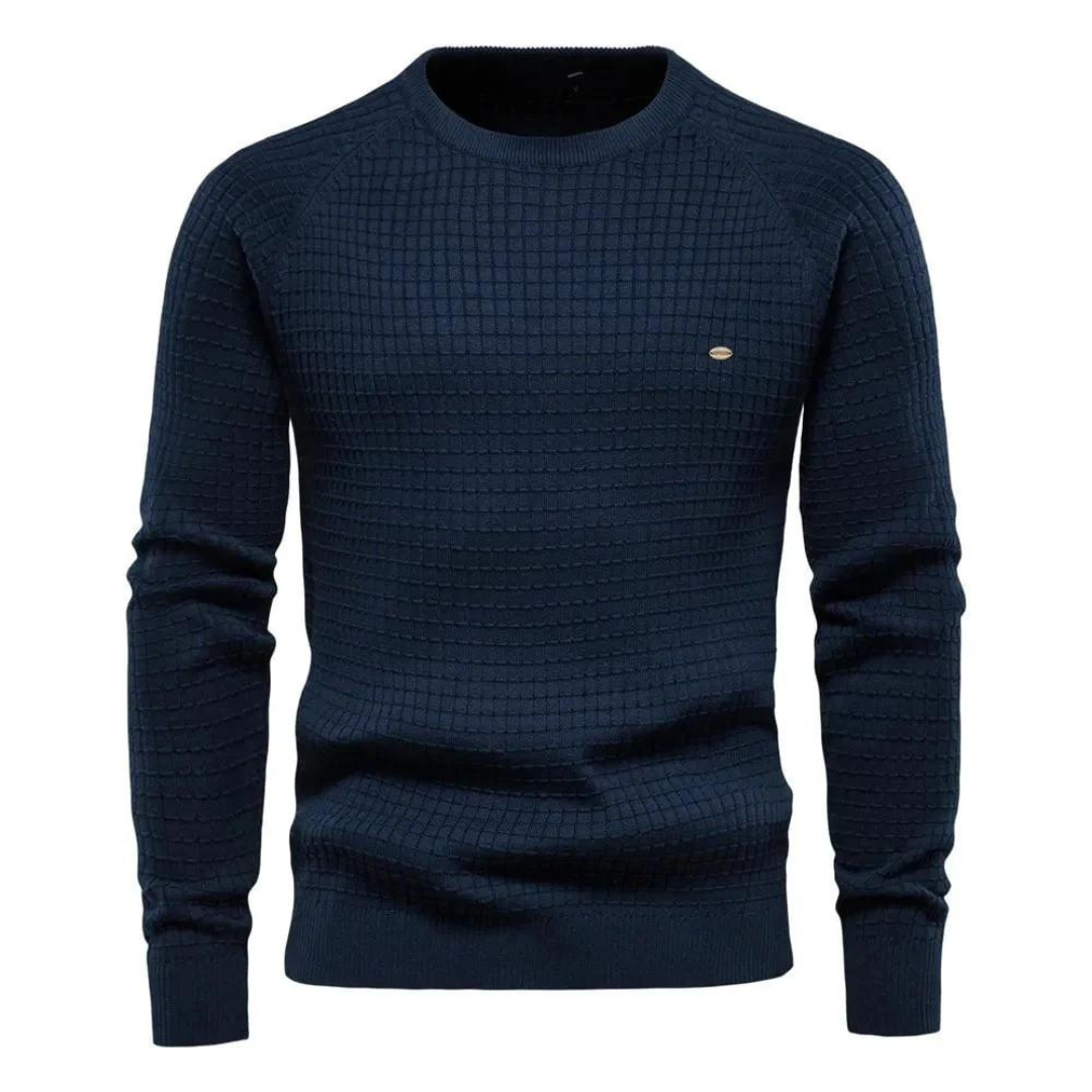Maglione da uomo alla moda con collo rotondo – Comfort e stile di NICK