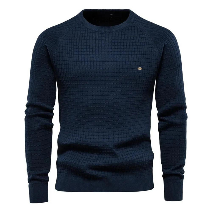 Maglione da uomo alla moda con collo rotondo – Comfort e stile di NICK