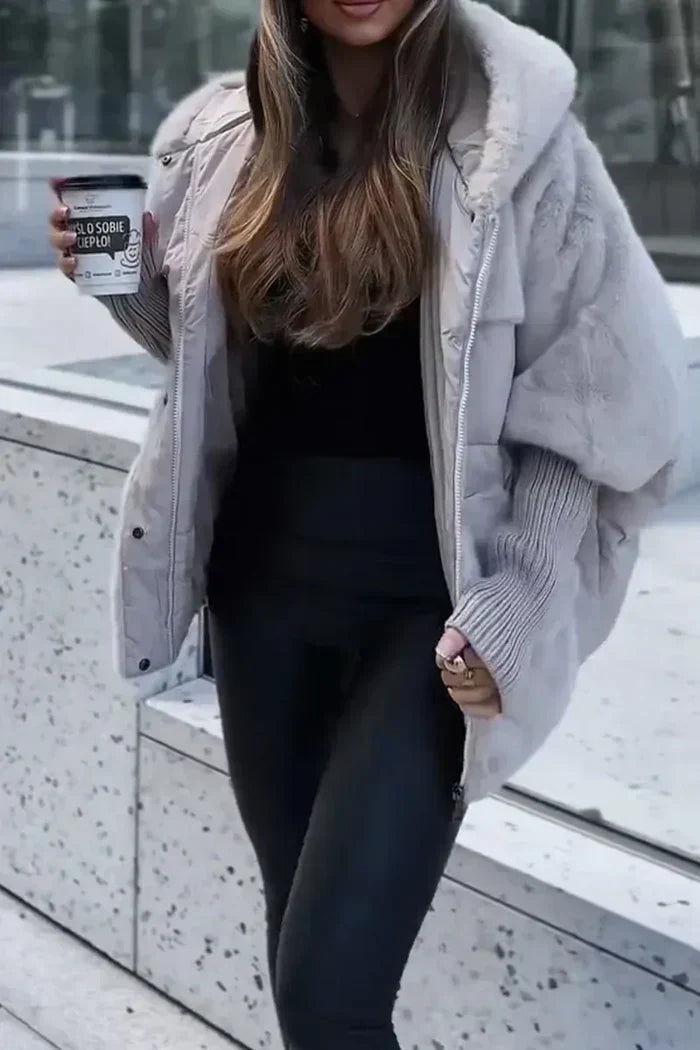 Aylina Donna Giacca in pile invernale – Comfort elegante e fattore di coccole di lusso