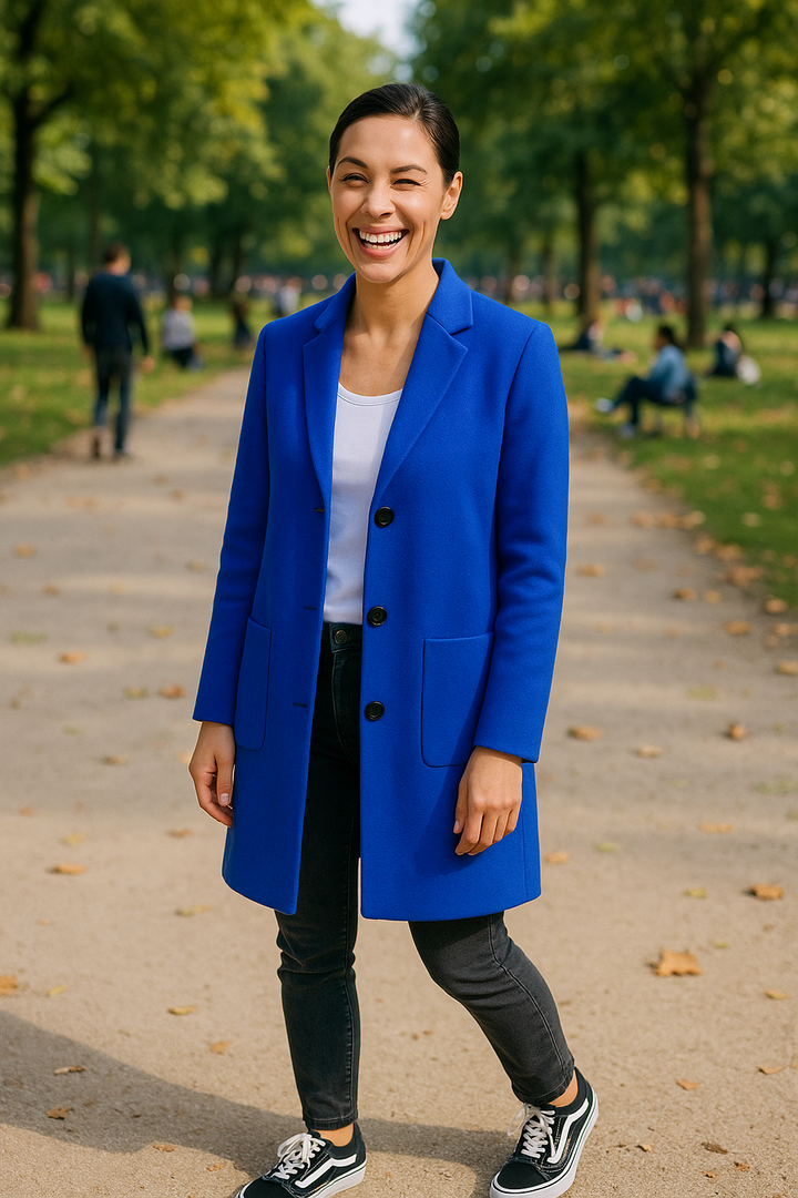 Natalie - Blazer casual elegante con cappuccio comodo per un look moderno