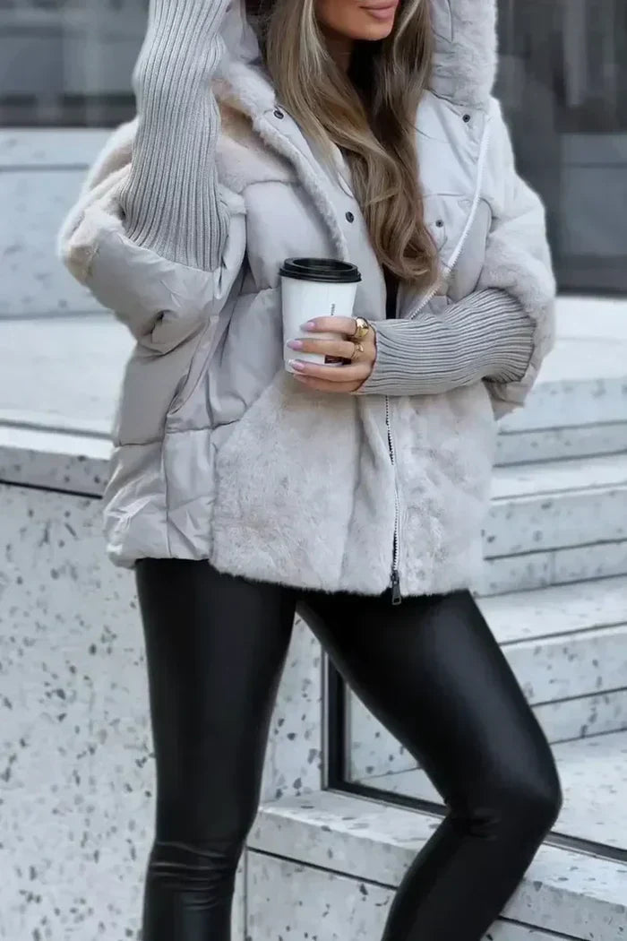 Aylina Donna Giacca in pile invernale – Comfort elegante e fattore di coccole di lusso