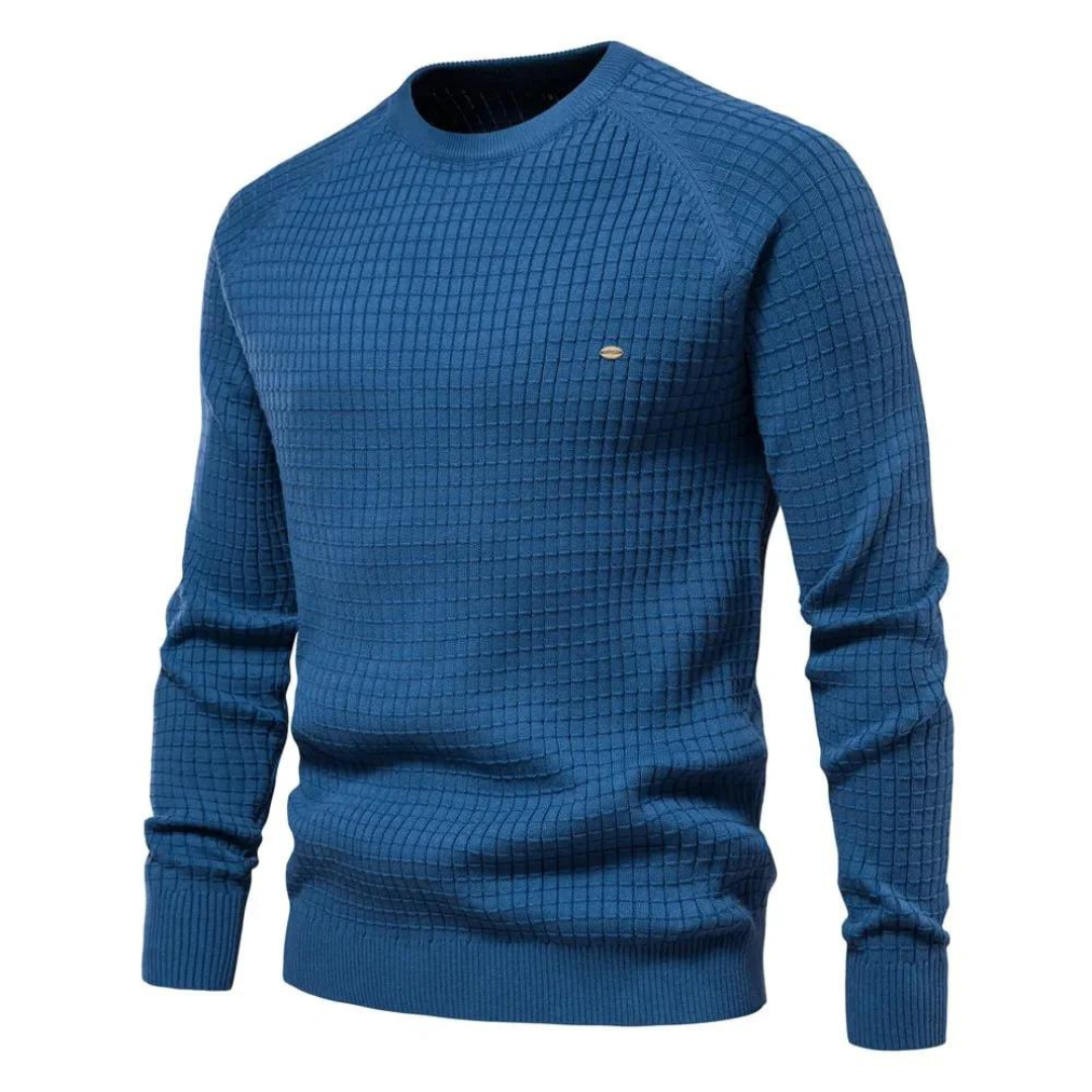 Maglione da uomo alla moda con collo rotondo – Comfort e stile di NICK