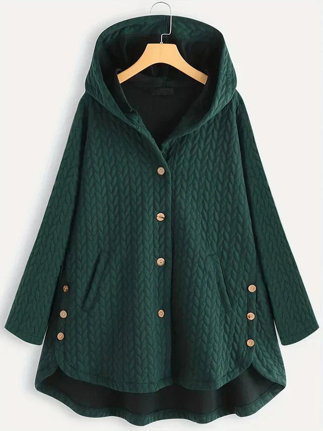 TARA – Cappotto invernale da donna – Elegante cappotto foderato con cappuccio per i giorni freddi