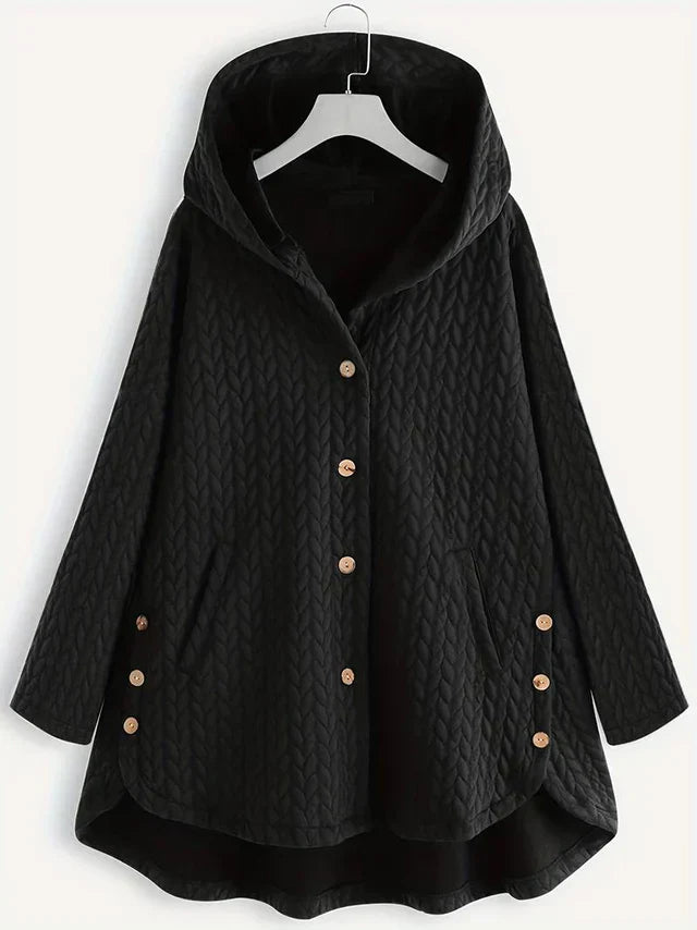 TARA – Cappotto invernale da donna – Elegante cappotto foderato con cappuccio per i giorni freddi