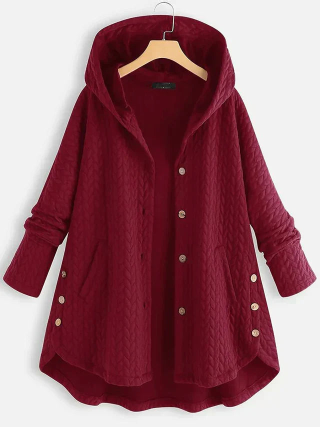 TARA – Cappotto invernale da donna – Elegante cappotto foderato con cappuccio per i giorni freddi