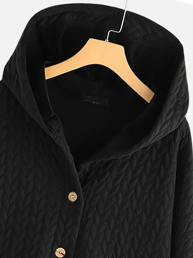 TARA – Cappotto invernale da donna – Elegante cappotto foderato con cappuccio per i giorni freddi