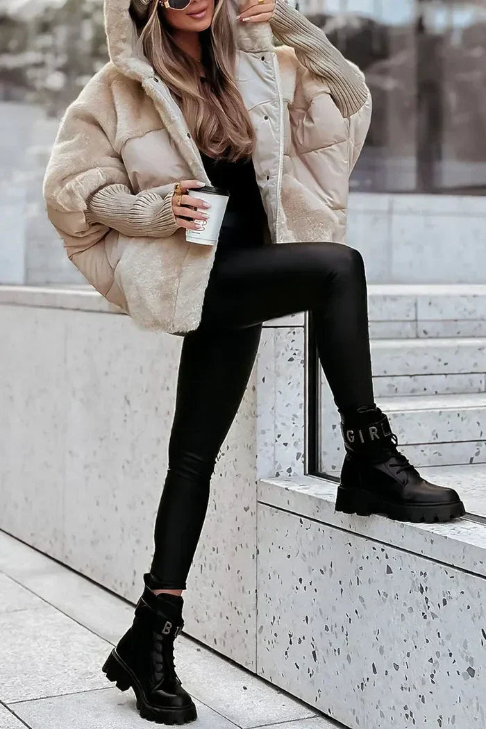 Aylina Donna Giacca in pile invernale – Comfort elegante e fattore di coccole di lusso