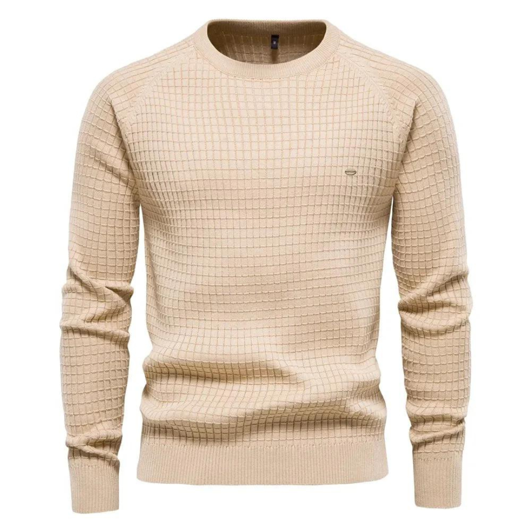 Maglione da uomo alla moda con collo rotondo – Comfort e stile di NICK