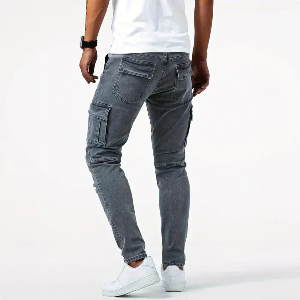 VINCENT Pantaloni Cargo Stretch da Uomo per Comfort Ottimale e Design alla Moda