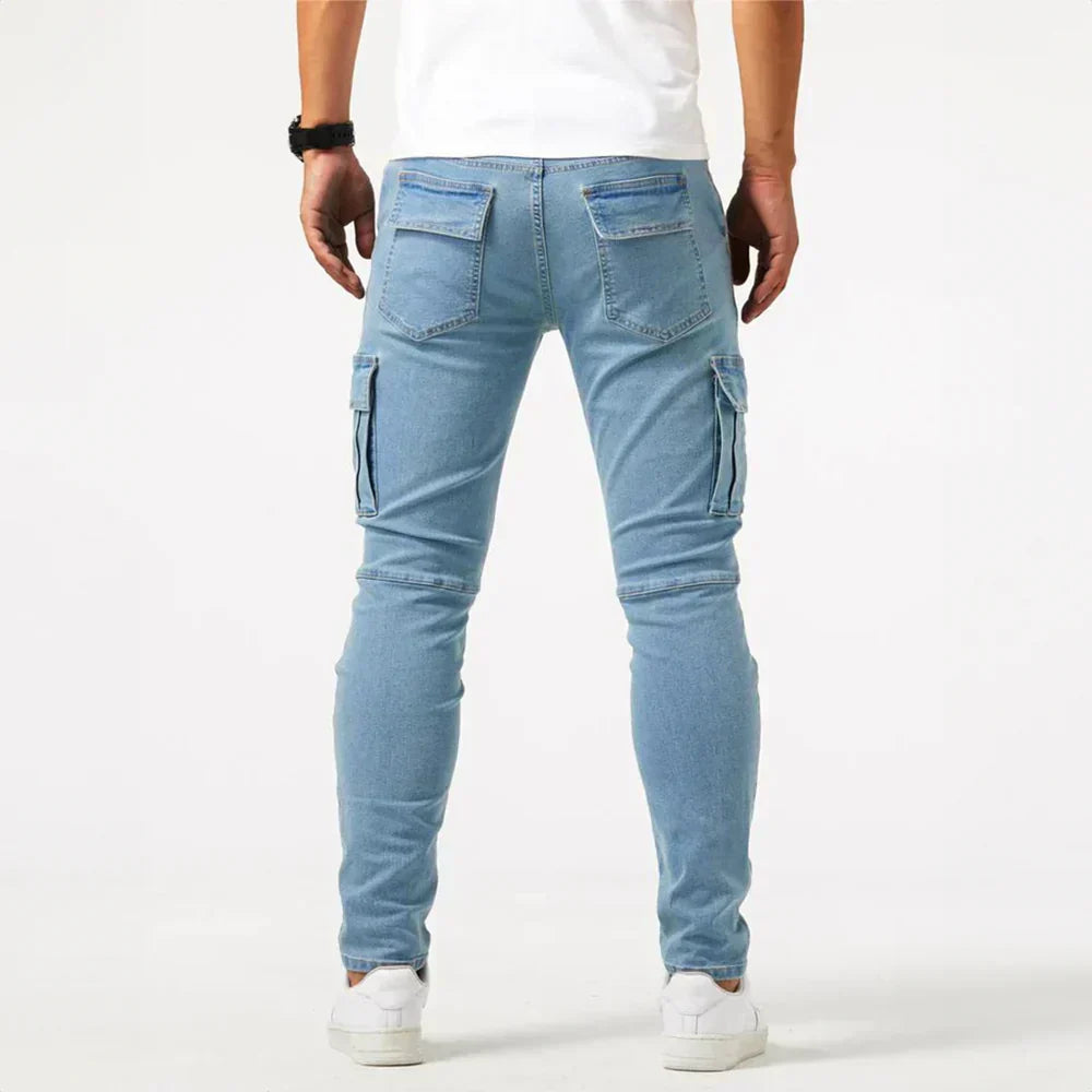 VINCENT Pantaloni Cargo Stretch da Uomo per Comfort Ottimale e Design alla Moda