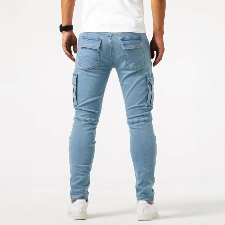 VINCENT Pantaloni Cargo Stretch da Uomo per Comfort Ottimale e Design alla Moda