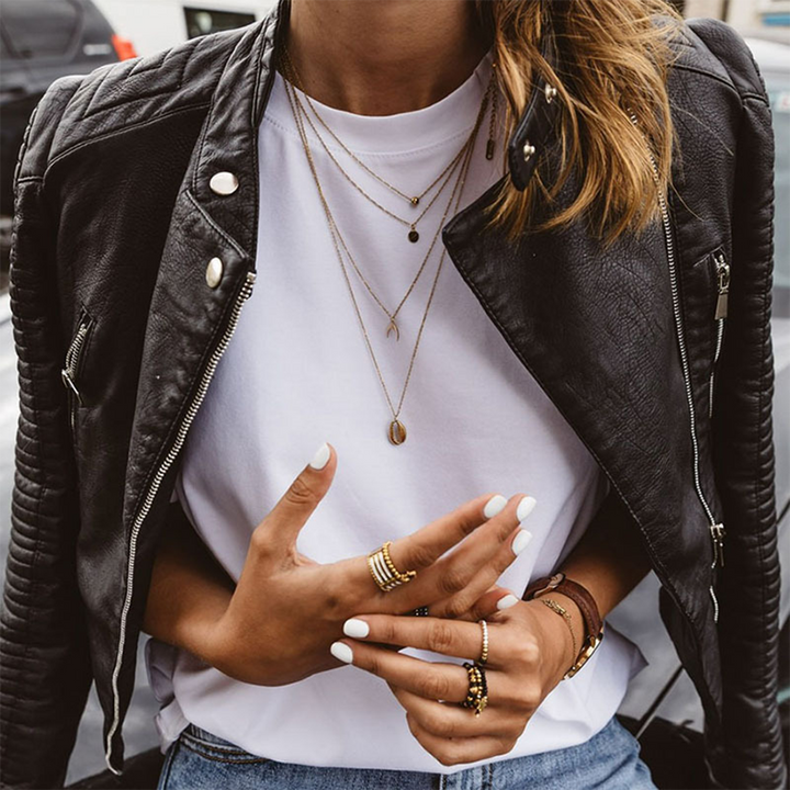 ANNA - Giacca in pelle femminile elegante e alla moda per un look moderno