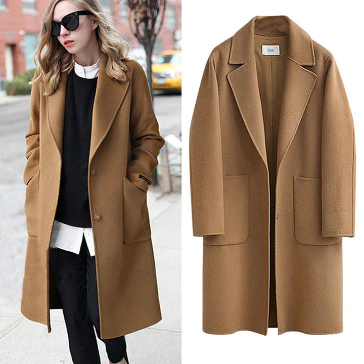 TORIA – Elegante cappotto lungo da donna per uno stile senza tempo