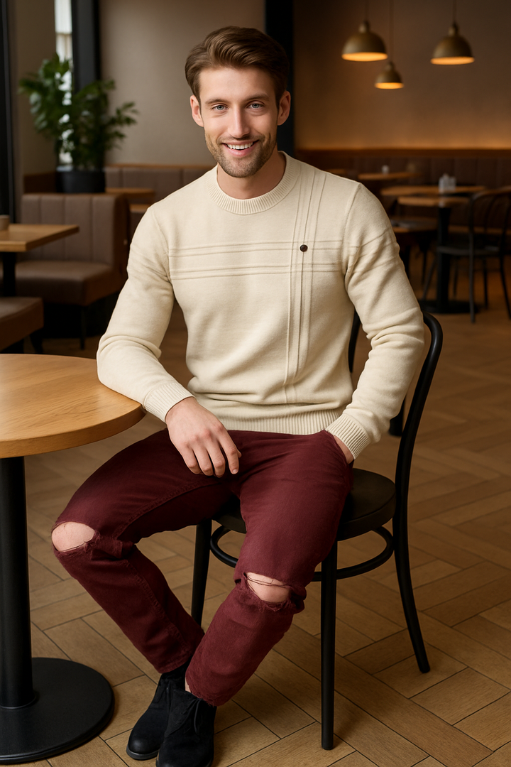 Maglione autunnale da uomo ORLAN per un comfort elegante