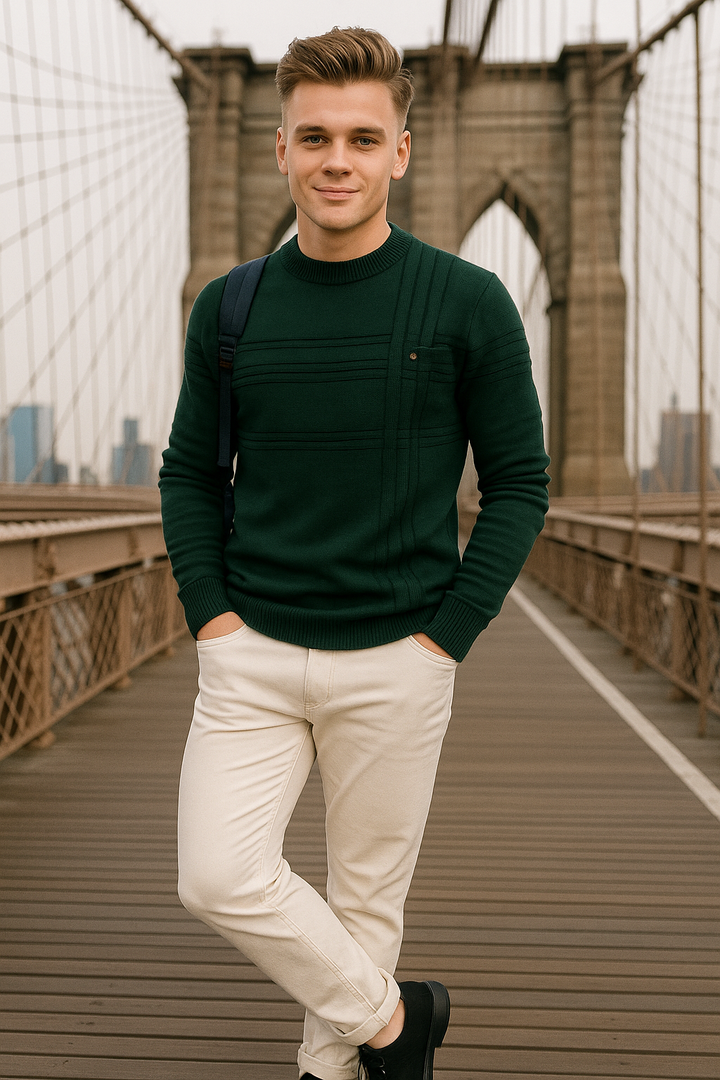 Maglione autunnale da uomo ORLAN per un comfort elegante