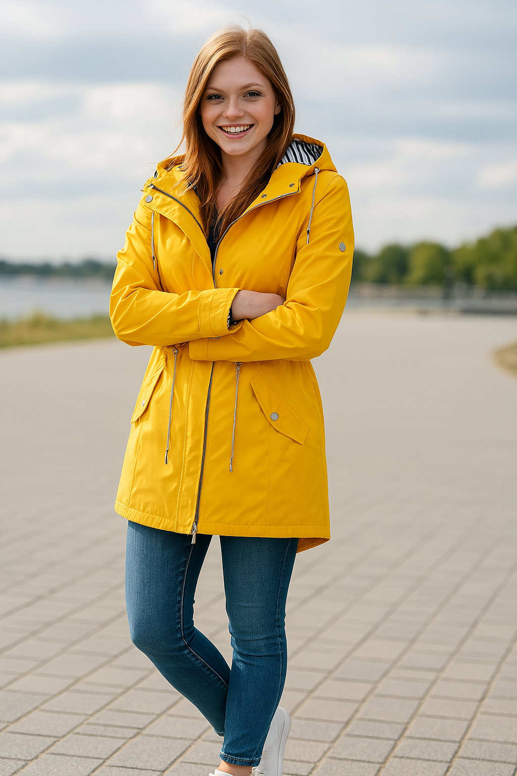 LEONORE – Impermeabile da donna elegante e resistente all'acqua per una protezione unica e raffinatezza