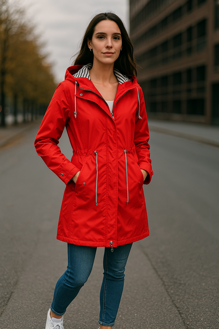 LEONORE – Impermeabile da donna elegante e resistente all'acqua per una protezione unica e raffinatezza