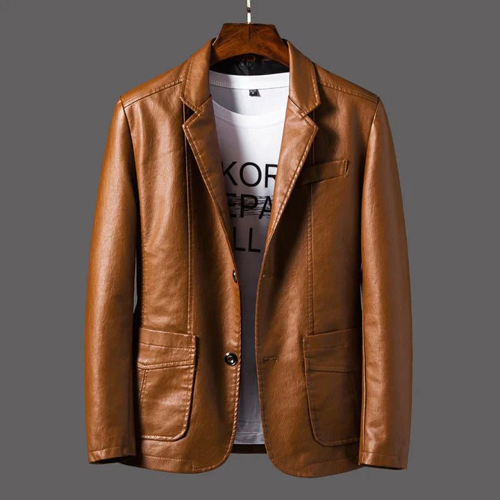 Giacca di pelle alla moda Davids™ per un look di tendenza