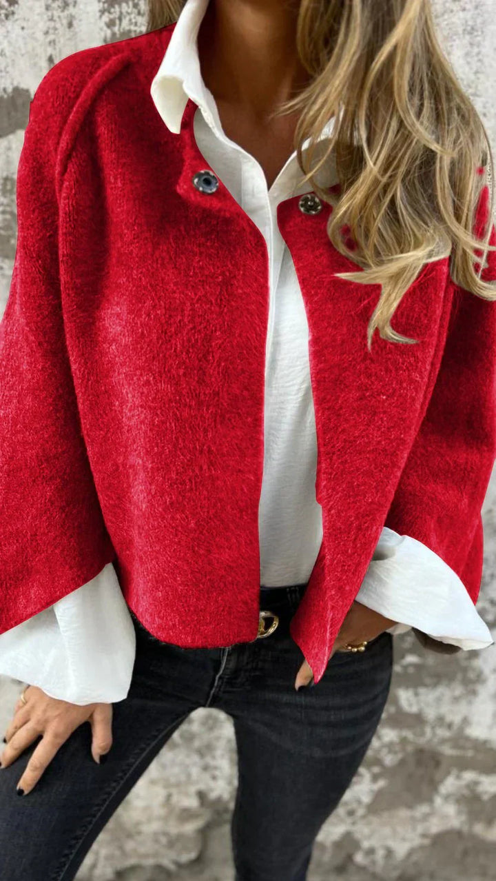Molly Cappotto in Lana Donna a Maniche Lunghe - Eleganza e Calore in uno Stile