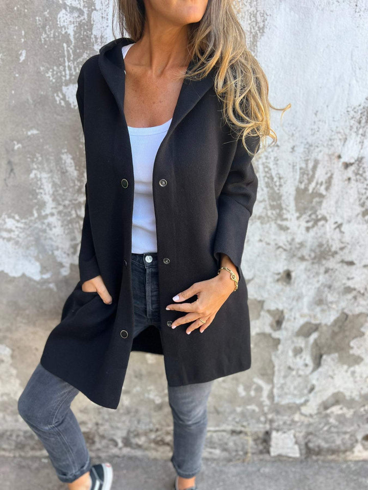 Natalie - Blazer casual elegante con cappuccio comodo per un look moderno