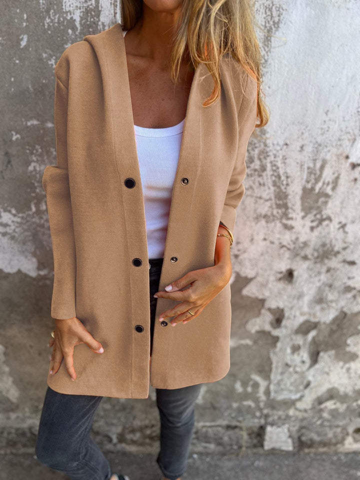 Natalie - Blazer casual elegante con cappuccio comodo per un look moderno