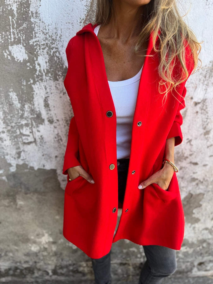 Natalie - Blazer casual elegante con cappuccio comodo per un look moderno