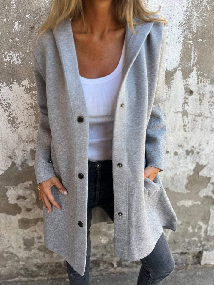 Natalie - Blazer casual elegante con cappuccio comodo per un look moderno