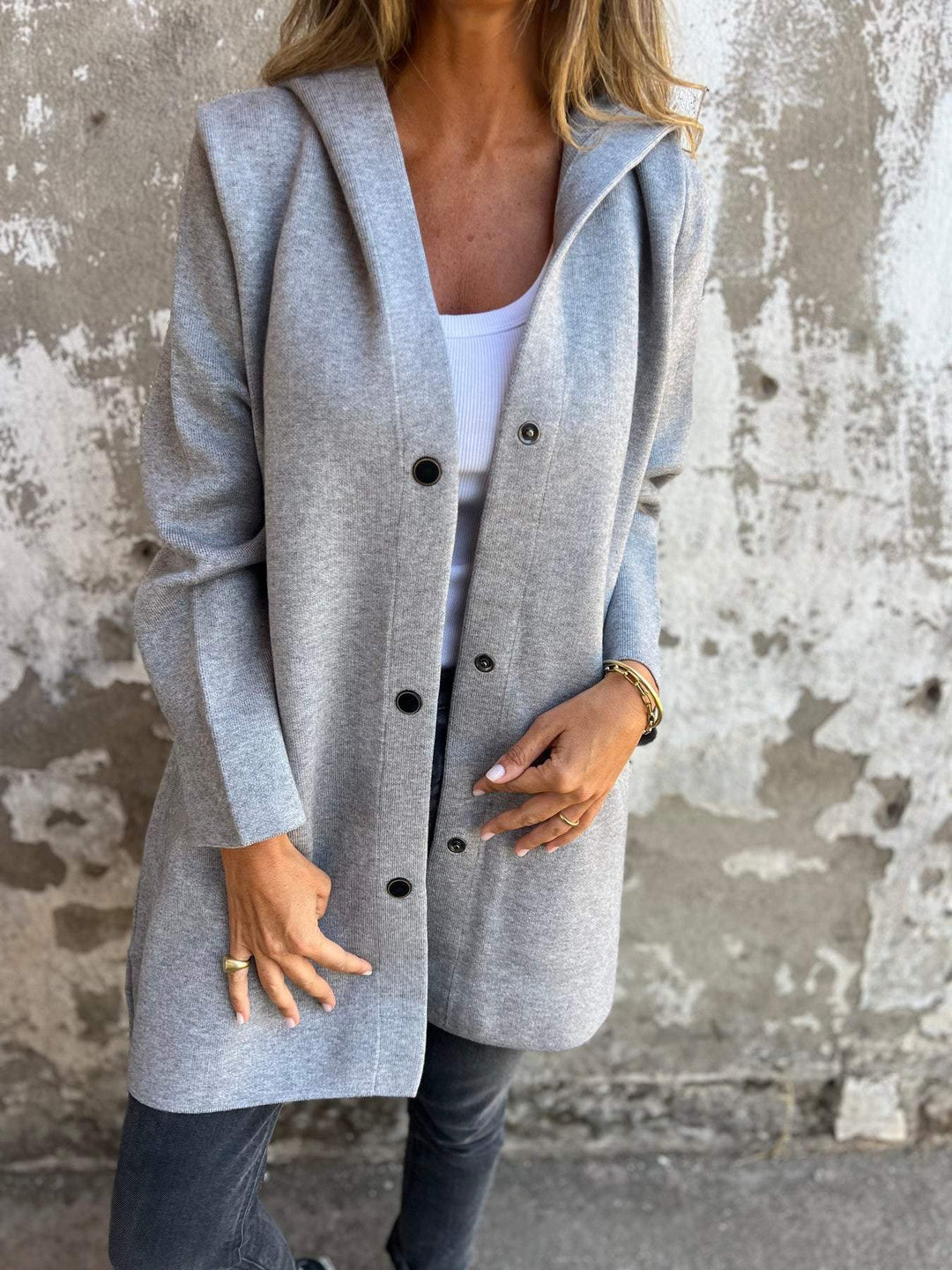 Natalie - Blazer casual elegante con cappuccio comodo per un look moderno
