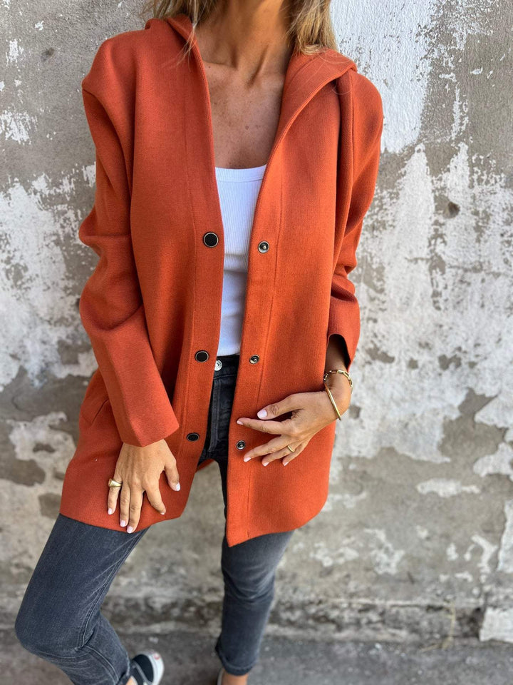 Natalie - Blazer casual elegante con cappuccio comodo per un look moderno