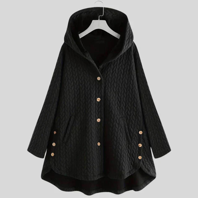 TARA – Cappotto invernale da donna – Elegante cappotto foderato con cappuccio per i giorni freddi