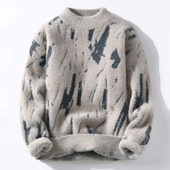 RILEY - Felpa di design artistico invernale per calore elegante